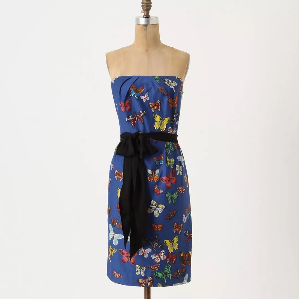 Anthropologie Nathalie Lete Butterfly Net Dress